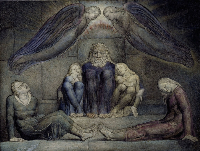 O conde Ugolino e seus filhos na prisão - William Blake