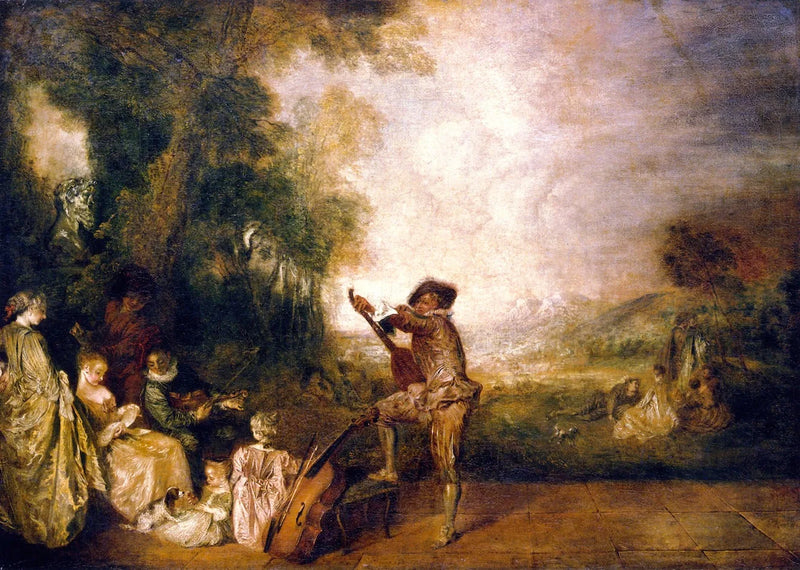 O Concerto - Antoine Watteau