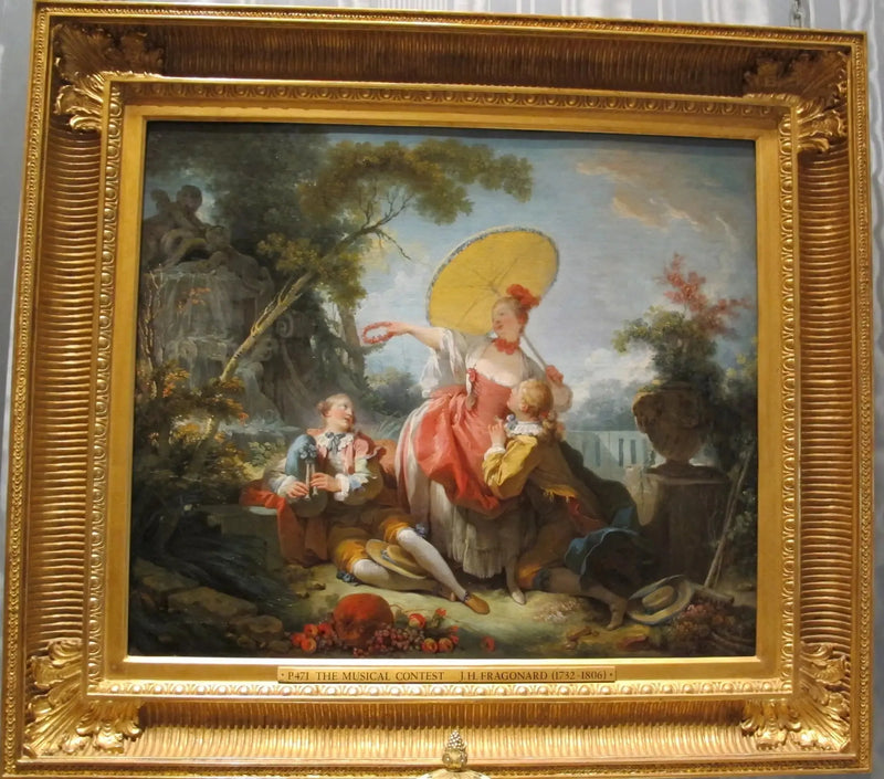 O concurso musical - Jean-Honoré Fragonard