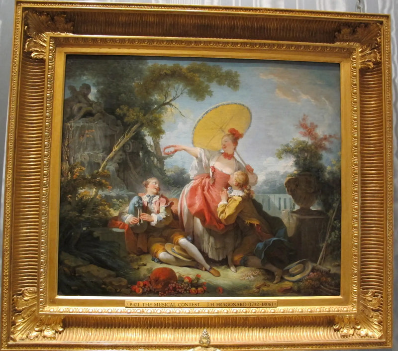 O concurso musical - Jean-Honoré Fragonard