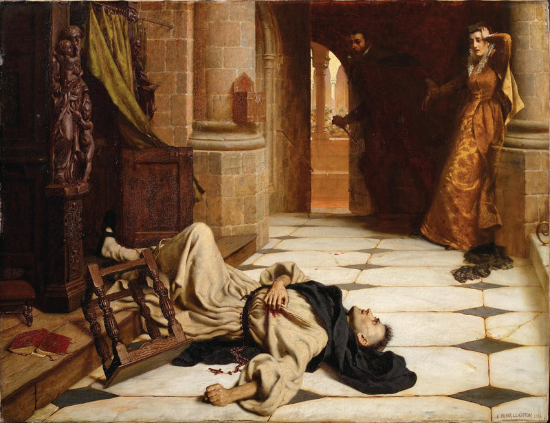 O confessionário - Edmund Blair Leighton