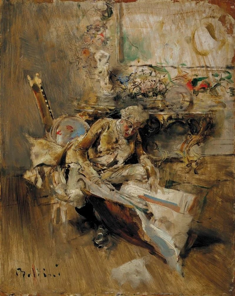 O conhecedor de arte - Giovanni Boldini
