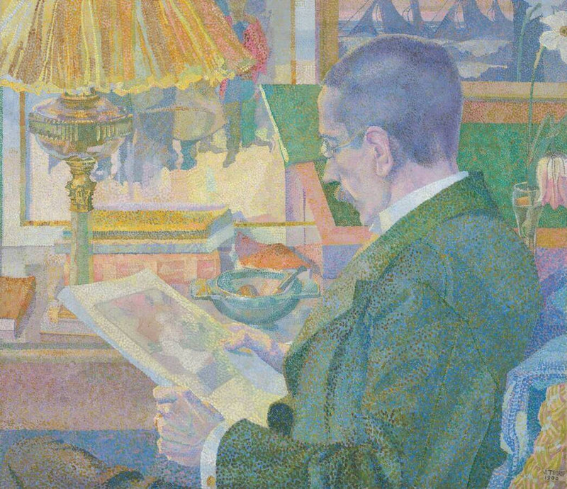 O conhecedor de gravuras (Dr Aegidius Timmermann) - Jan Toorop