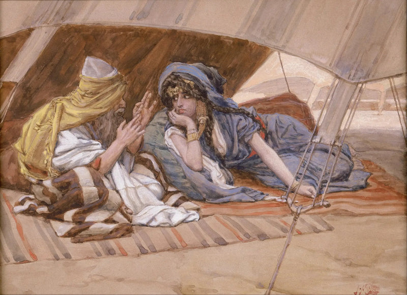 O conselho de Abram a Sarai - James Tissot
