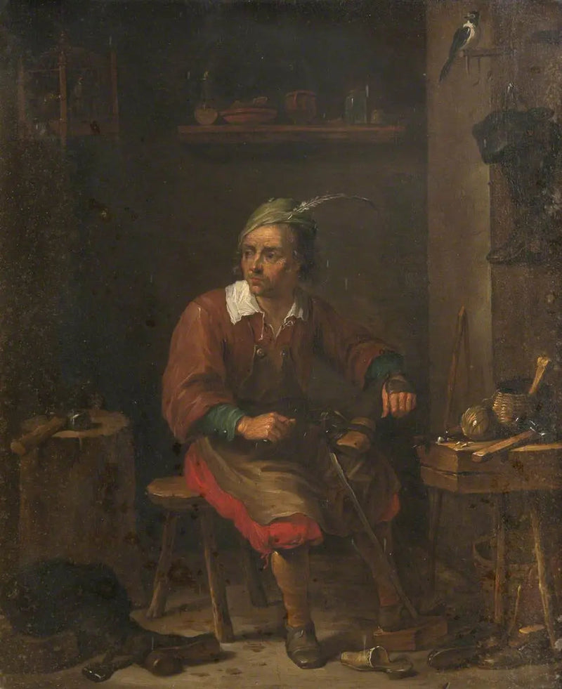 O sapateiro - David Teniers, o Jovem