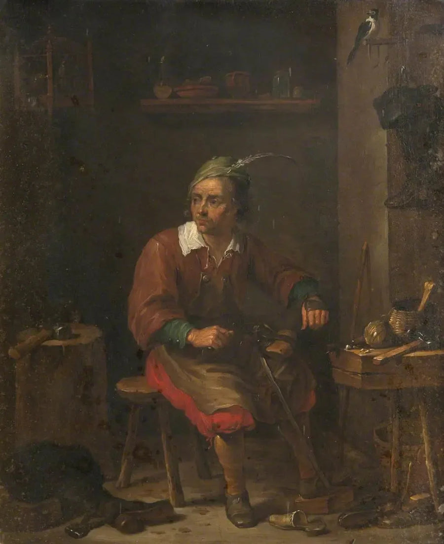 O sapateiro - David Teniers, o Jovem