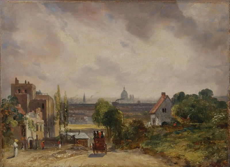 A cabana de Sir Richard Steele, Hampstead - John Constable