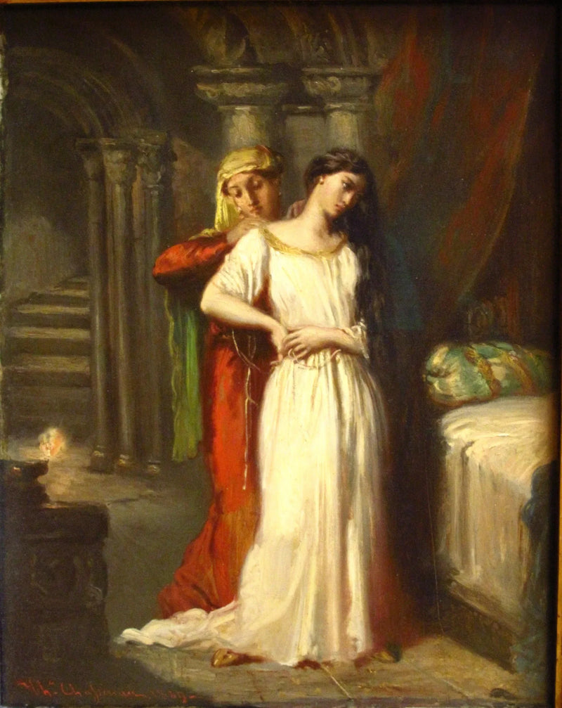 O Entardecer de Desdémona - Théodore Chassériau