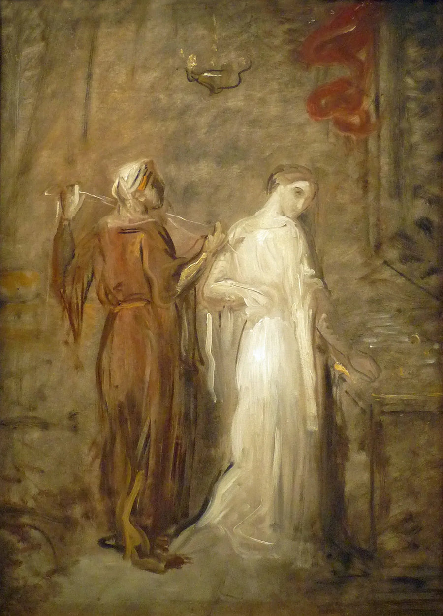 O sono de Desdémona - Théodore Chassériau