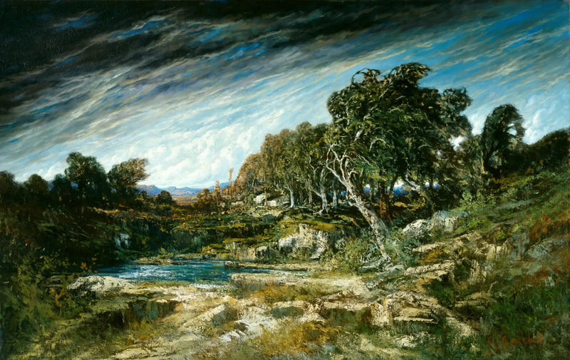 O Vendaval - Gustave Courbet