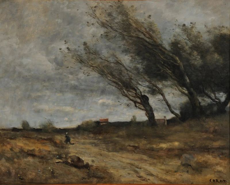 O Vendaval - Jean-Baptiste Camille Corot
