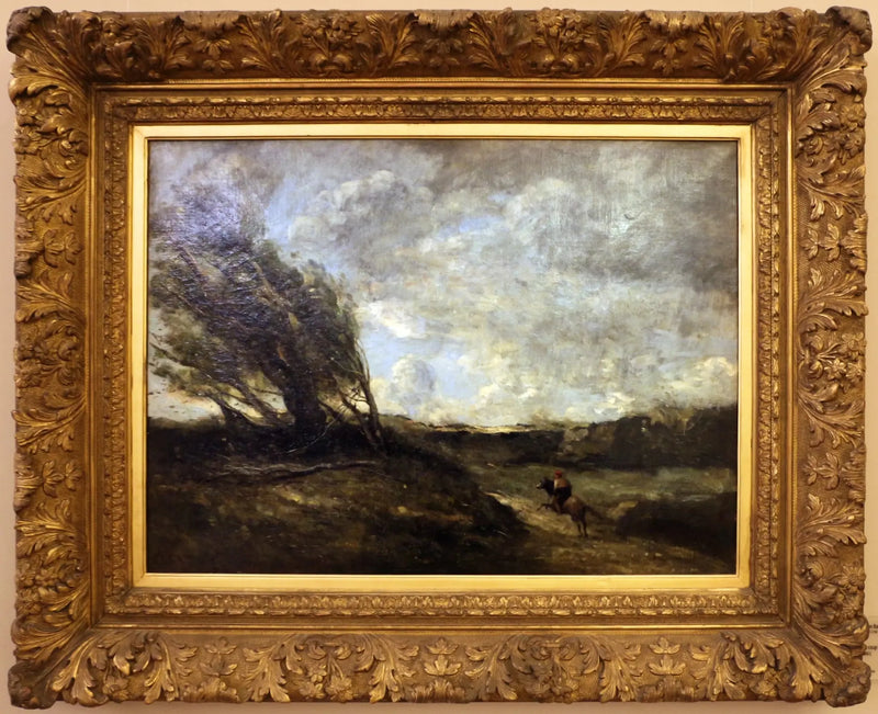 O golpe de vento - Jean-Baptiste Camille Corot