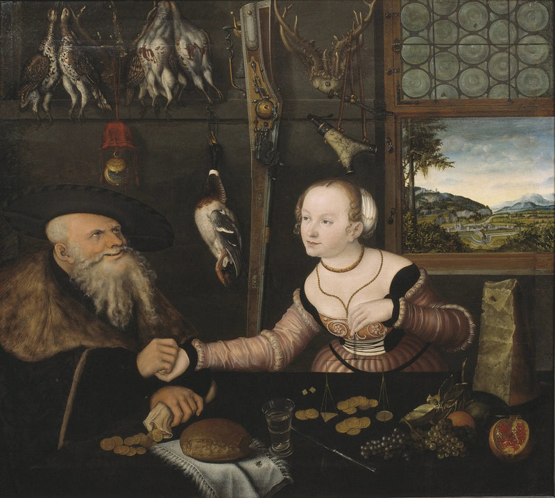 O casal mal combinado - Lucas Cranach, o Velho