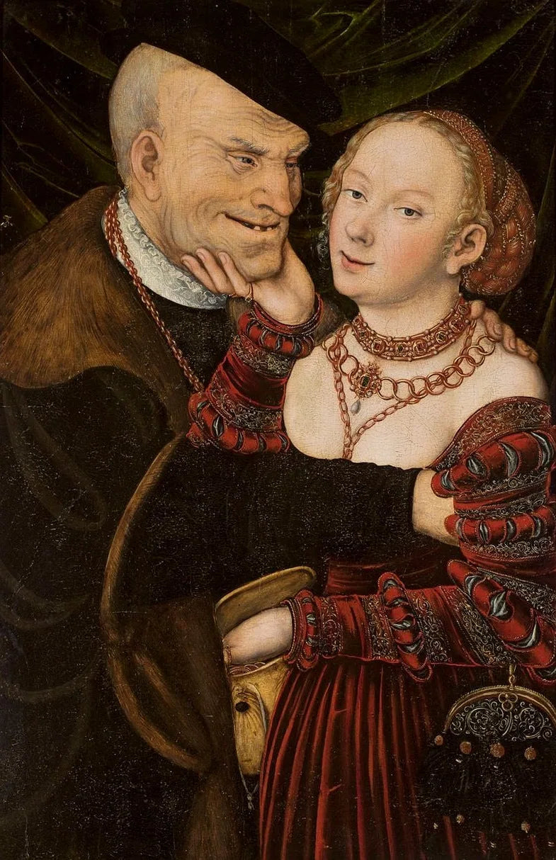 O casal mal combinado - Lucas Cranach, o Velho