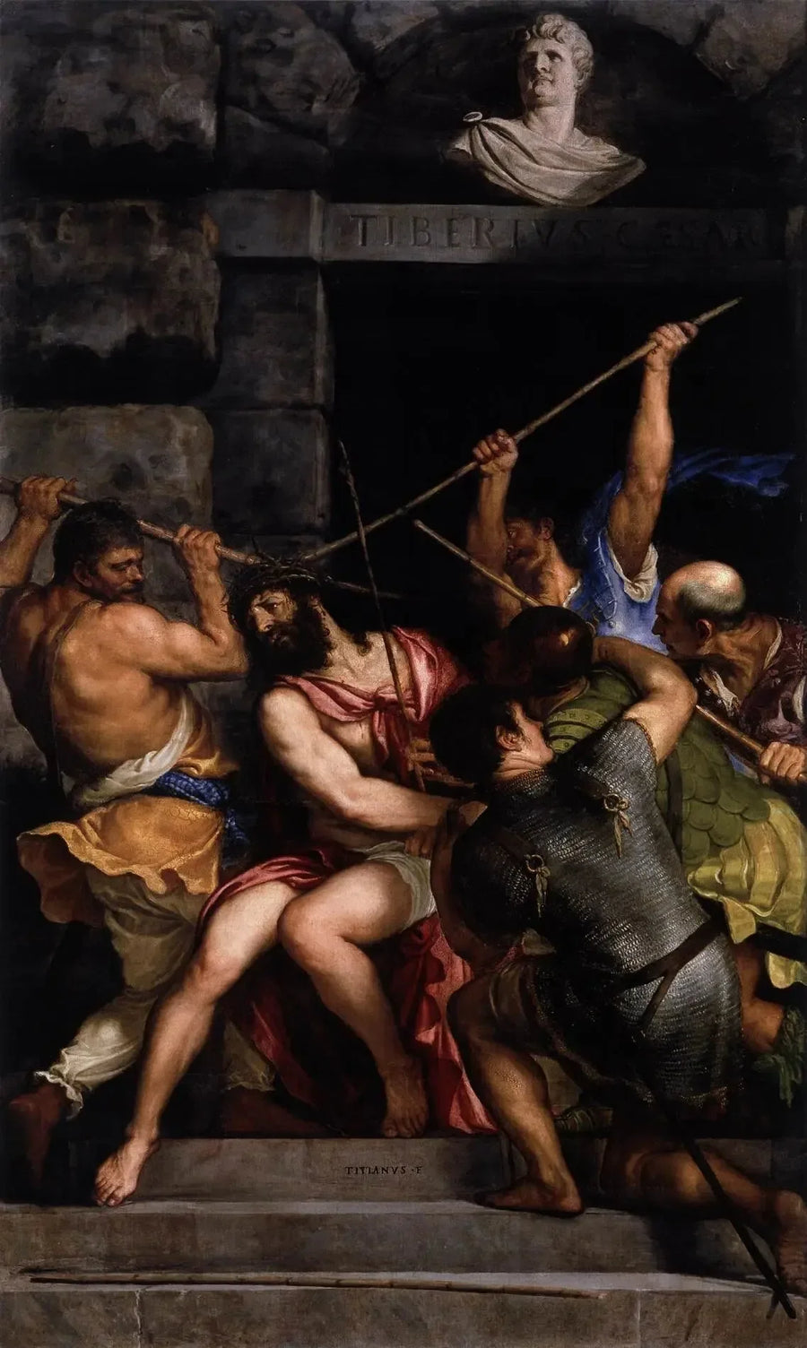 A Coroação de Espinhos - Titian