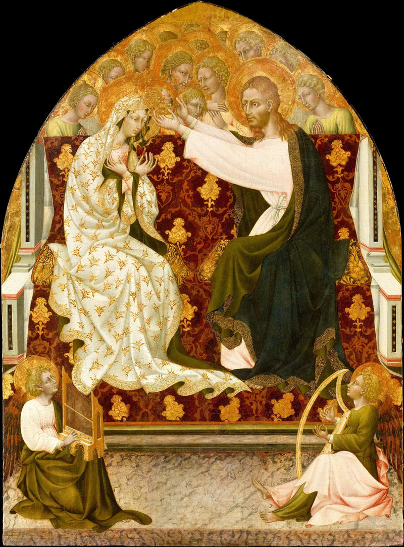 O Coroamento da Virgem - Giovanni di Paolo
