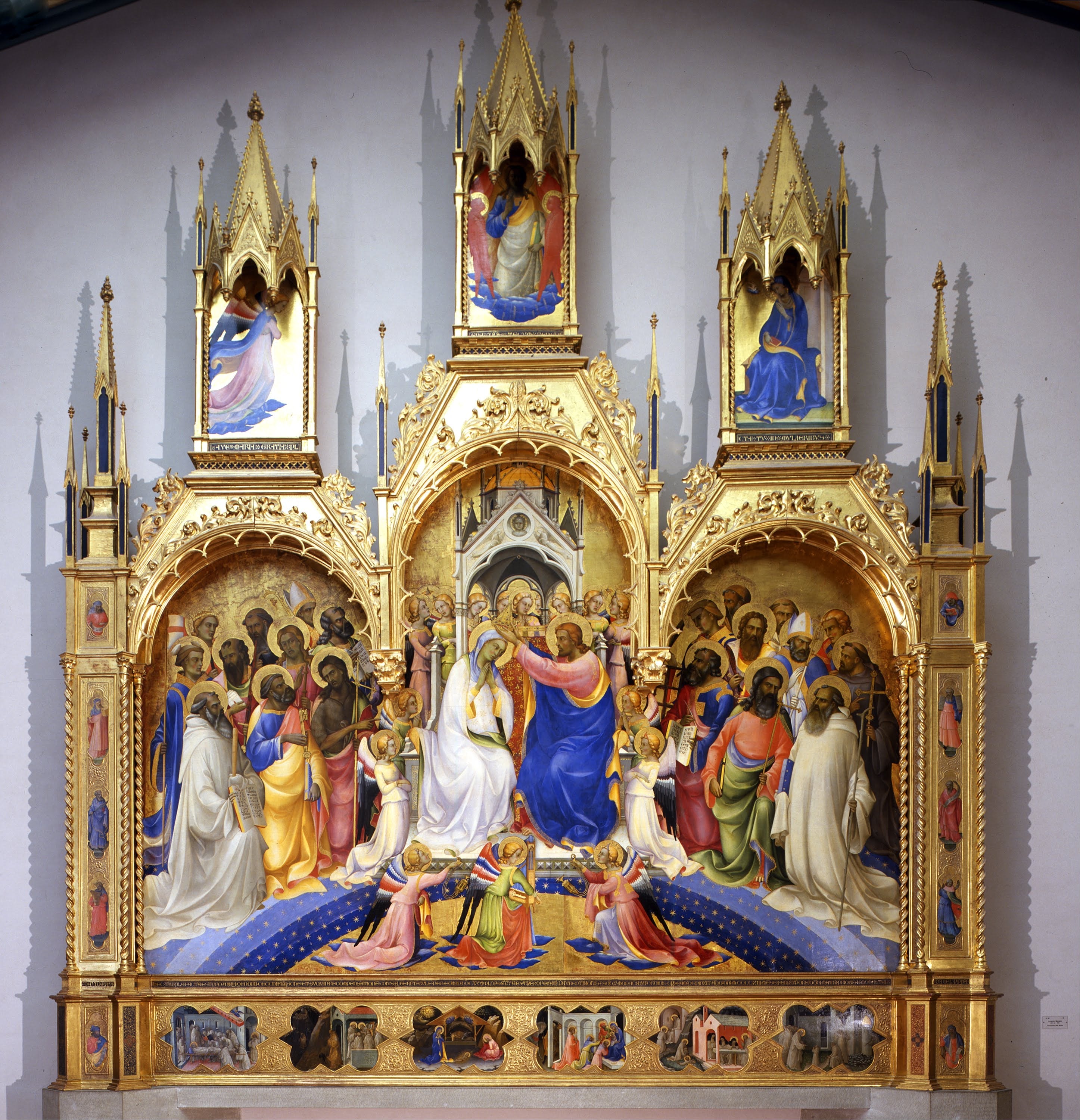 Le Couronnement de la Vierge - Lorenzo Monaco - Alpha Reproduction