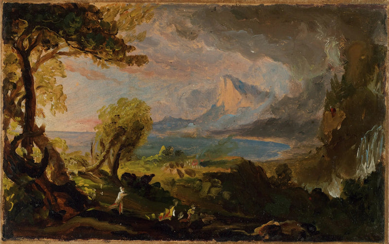 O curso do império – O Estado selvagem - Thomas Cole