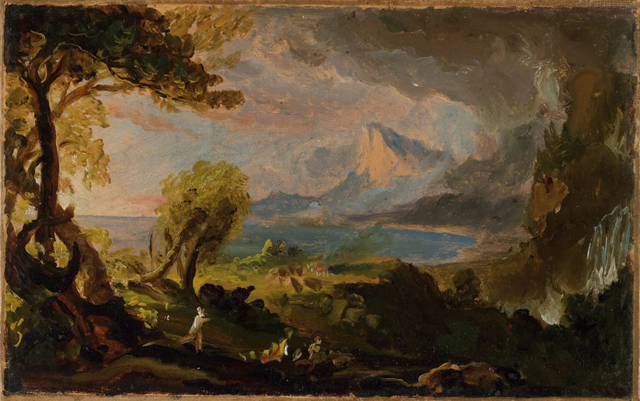 O curso do império – O Estado selvagem - Thomas Cole