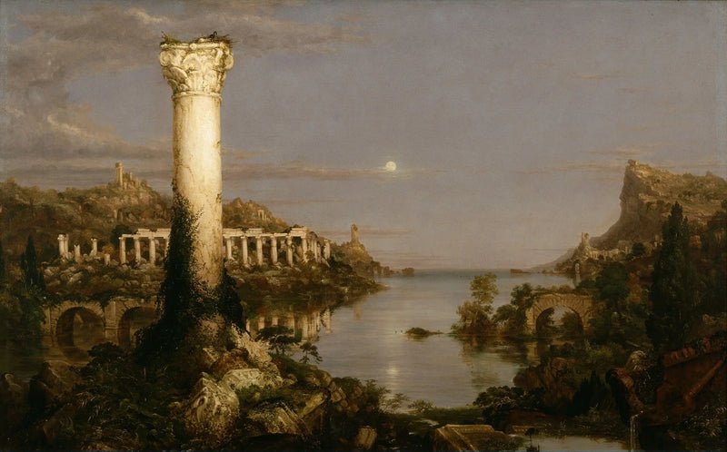 O Curso do Império: Desolação - Thomas Cole