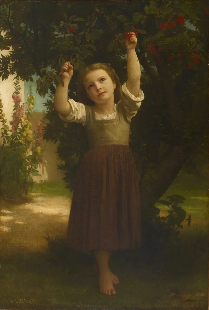 O colhedor de cerejas - Bouguereau