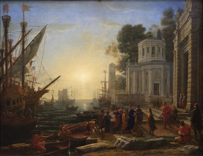 O Desembarque de Cleópatra em Társis - Claude Lorrain