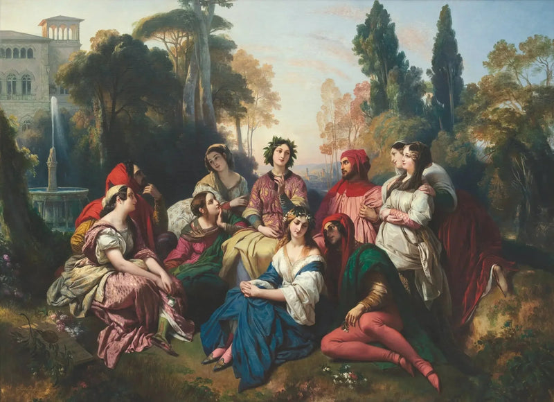 O Decameron. - Franz Xaver Winterhalter