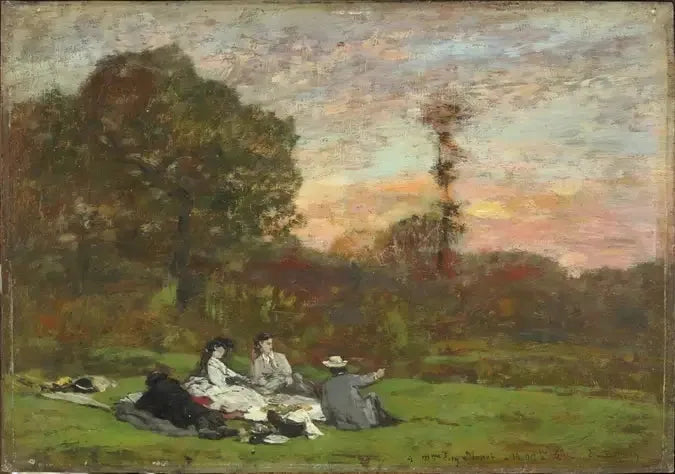 O Almoço na Relva - Eugène Boudin