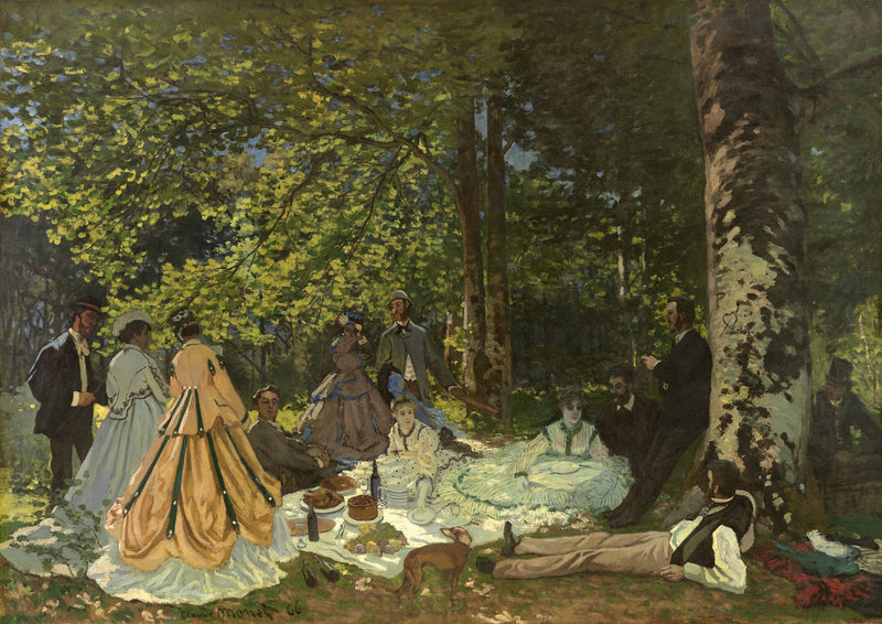 Almoço na Grama W62 - Claude Monet