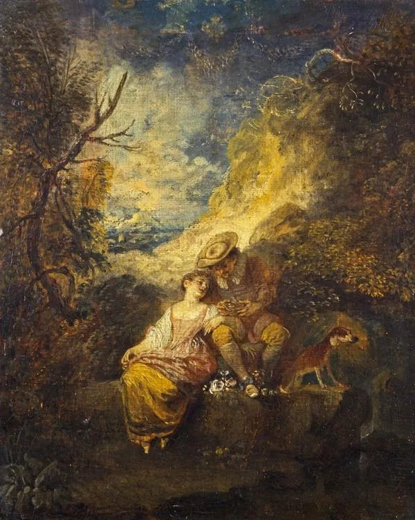 O Caçador de Pombas - Antoine Watteau