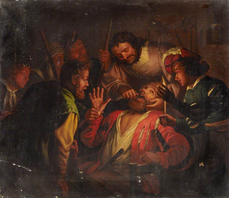 O dentista - Gerrit van Honthorst