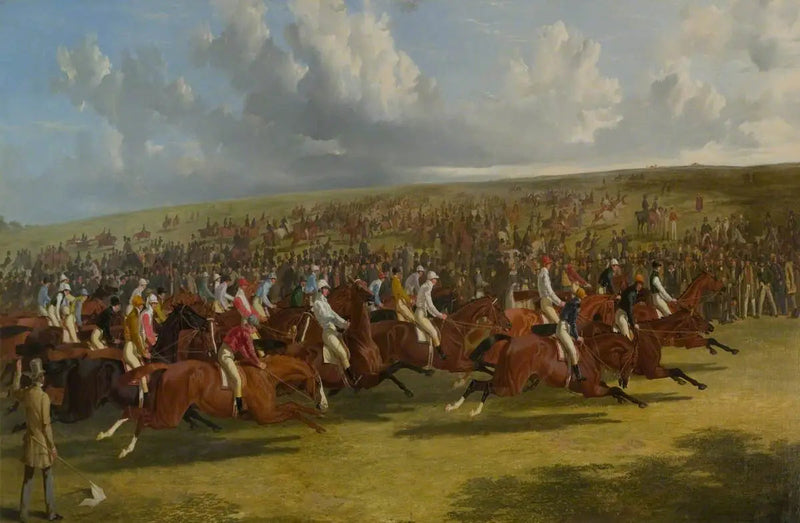 O Derby, 1844: a partida - John Frederick Herring, Sr.