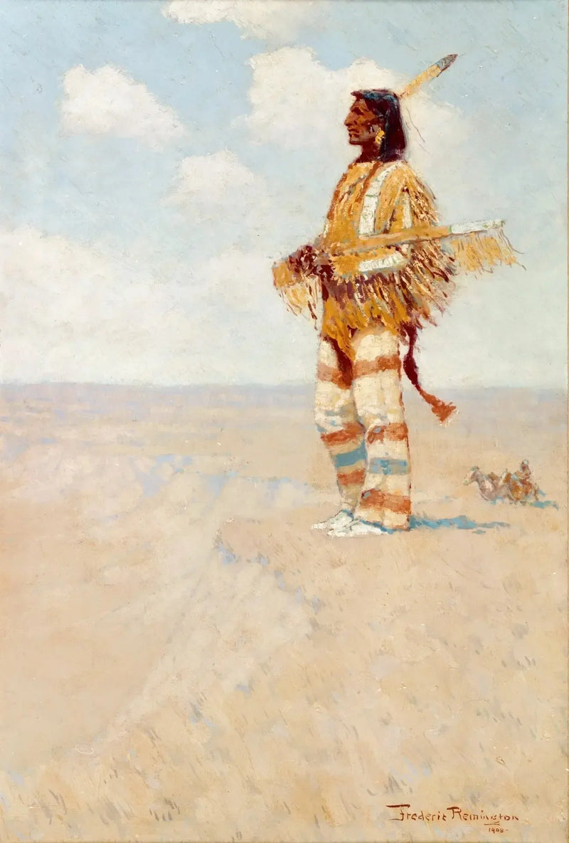 O último de sua raça (O americano em extinção) - Frederic Remington