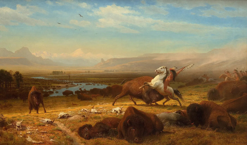 O Último dos bisontes - Albert Bierstadt