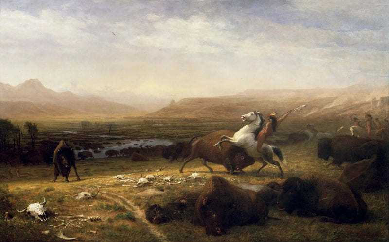 O Último dos Búfalos 2,60 - Albert Bierstadt