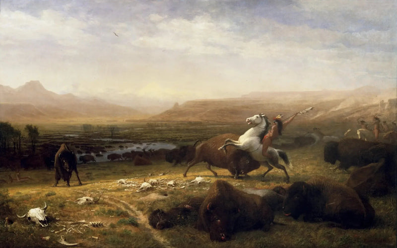 O Último dos Búfalos 2,60 - Albert Bierstadt