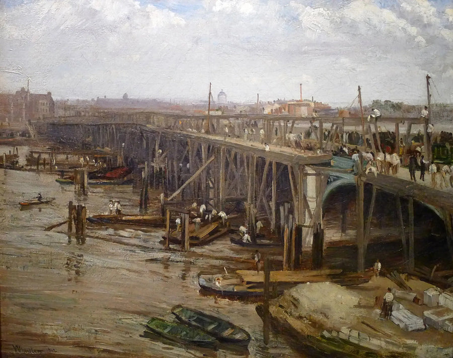 O último do velho Westminster - James Abbott McNeill Whistler