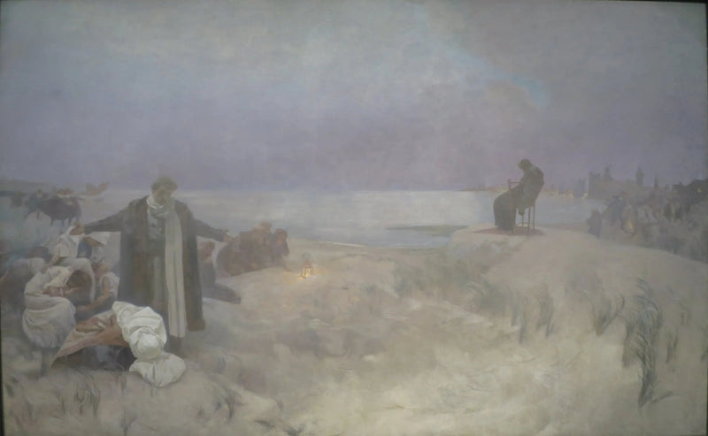 O Último Dia de Jan Amos Komenský - Alphonse Mucha