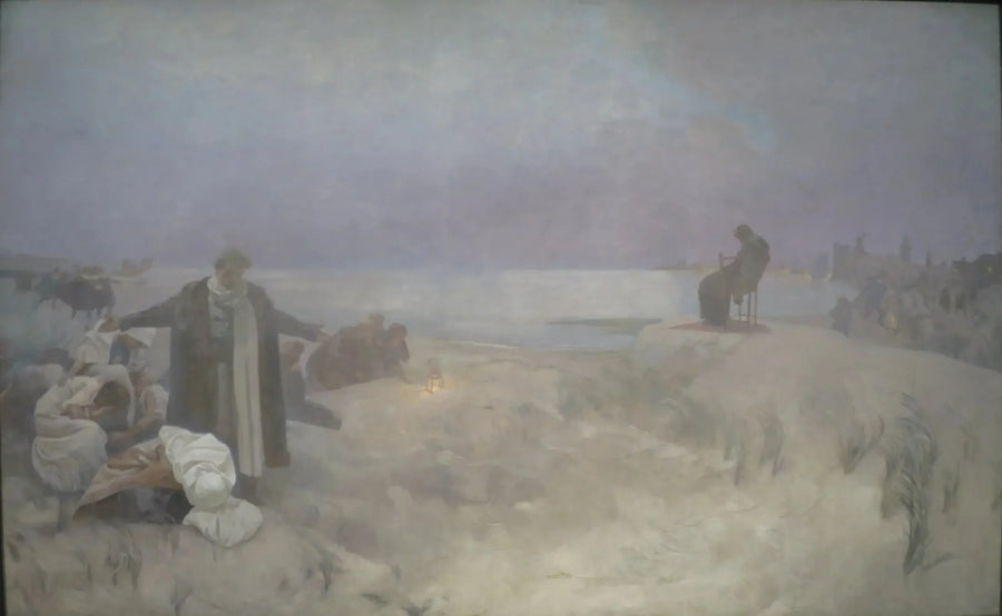 O Último Dia de Jan Amos Komenský - Alphonse Mucha