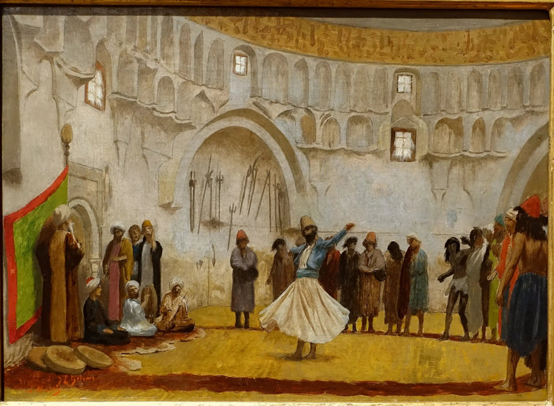 O dervixe rodante (esboço) - Jean-Léon Gérôme