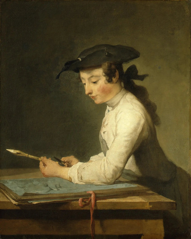 O desenhista - Jean Simeón Chardin