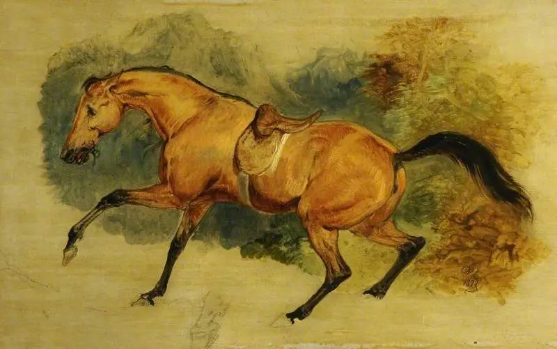 O cavalo do conde d'Orsay - Edwin Henry Landseer