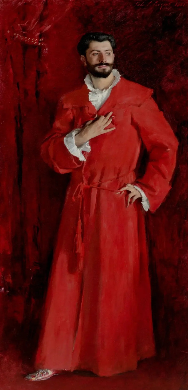 O Doutor Pozzi em sua casa - John Singer Sargent