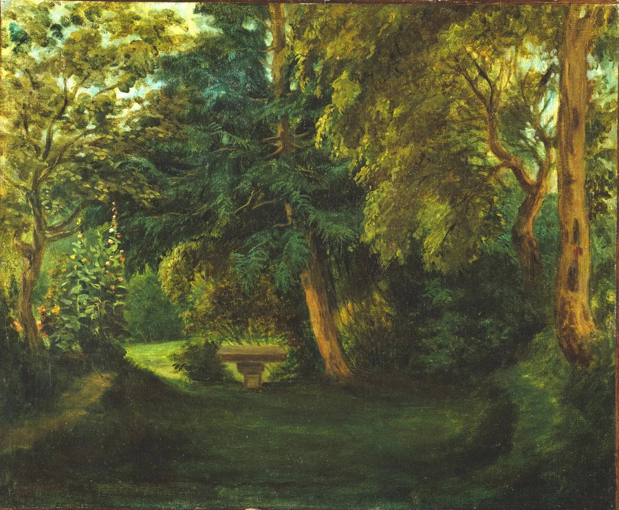 O domínio de George Sand em Nohant - Eugène Delacroix