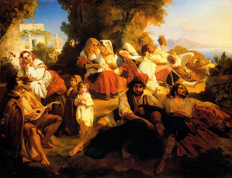 O doce ócio - Franz Xaver Winterhalter