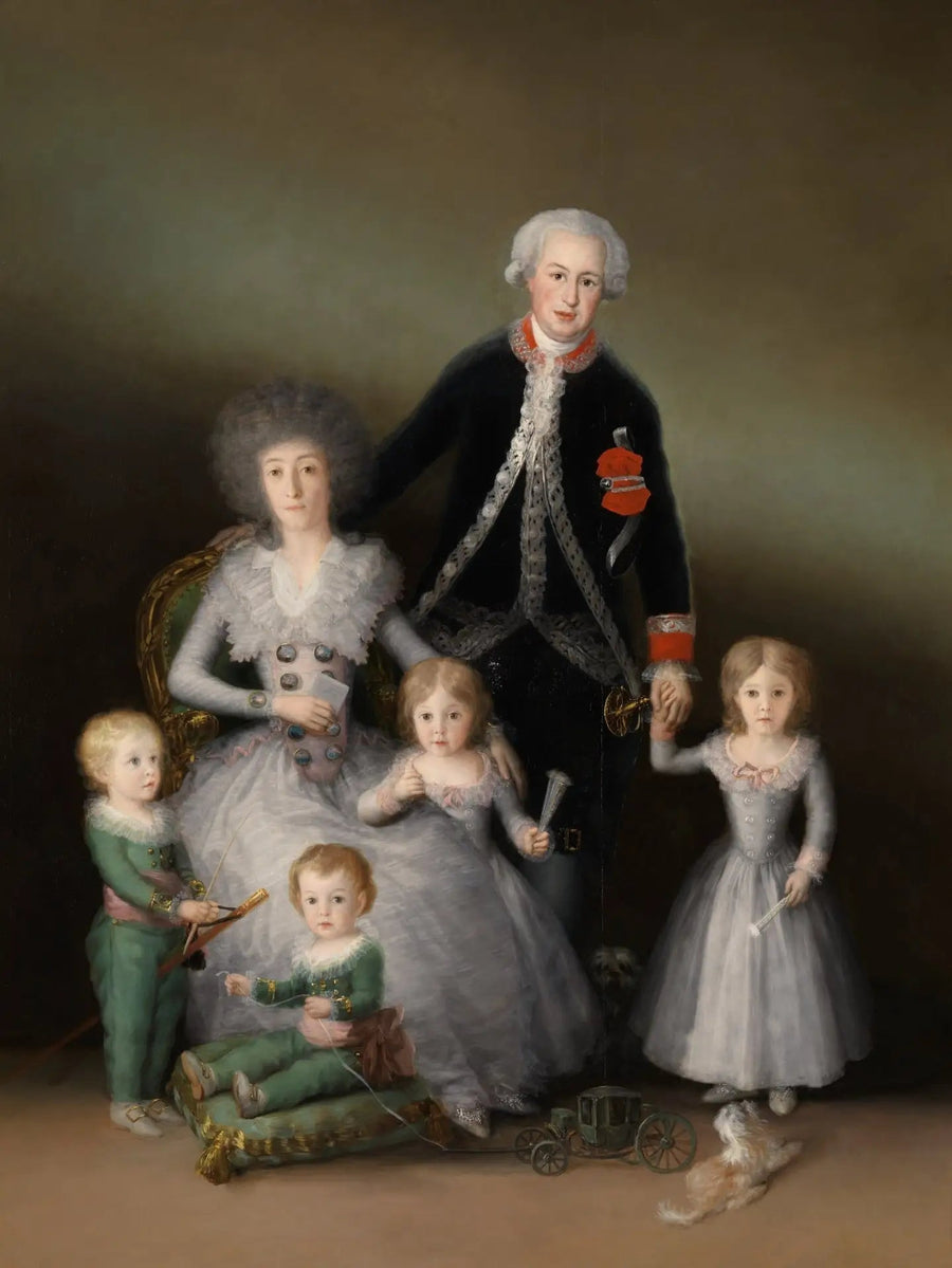O Duque de Osuna e seus filhos - Francisco de Goya