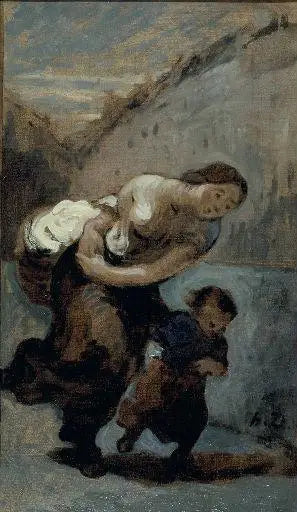 O Fardo - Honoré Daumier