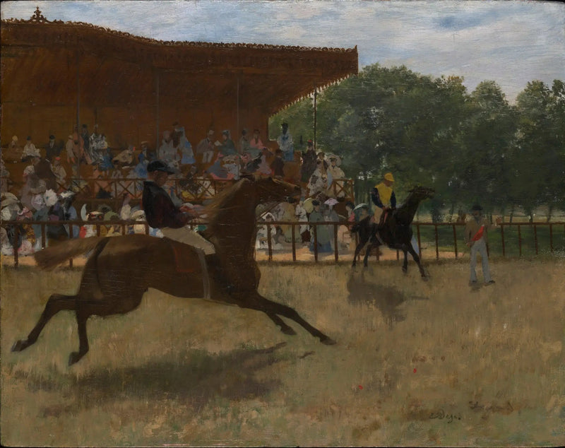 A falsa partida - Edgar Degas