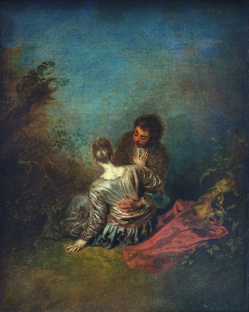 O passo em falso - Antoine Watteau
