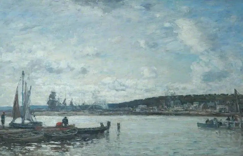 O Ferry em Deauville - Eugène Boudin
